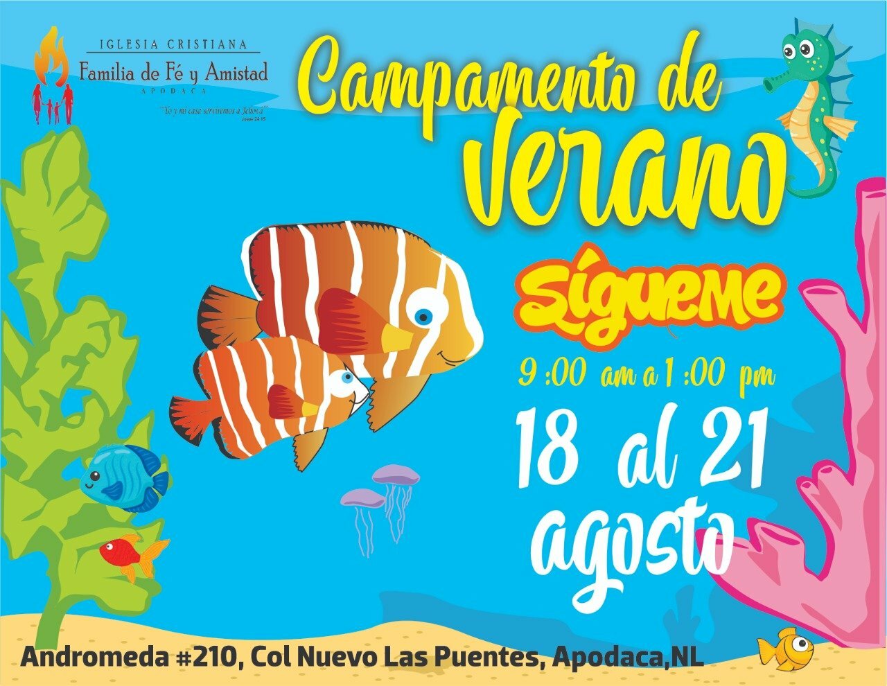 Invitacion Campamento de verano 2022